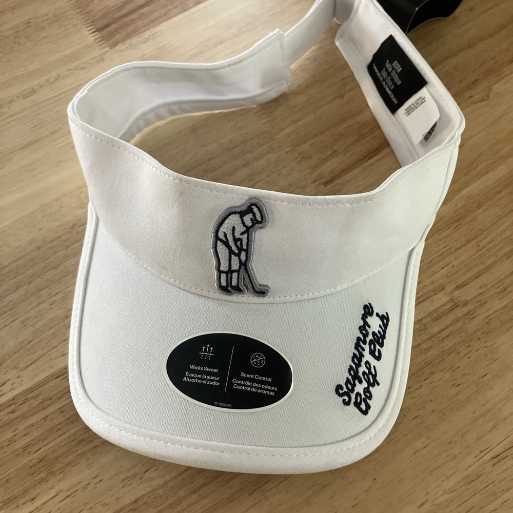 Under Armour Sagamore Golf Club White Sport Visor OSFA Adjustable New NWT